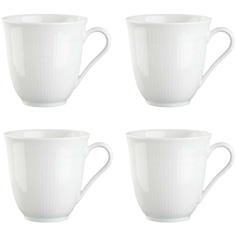 Swedish Grace Tasse 30 cl 4-er Set, Schneefarben