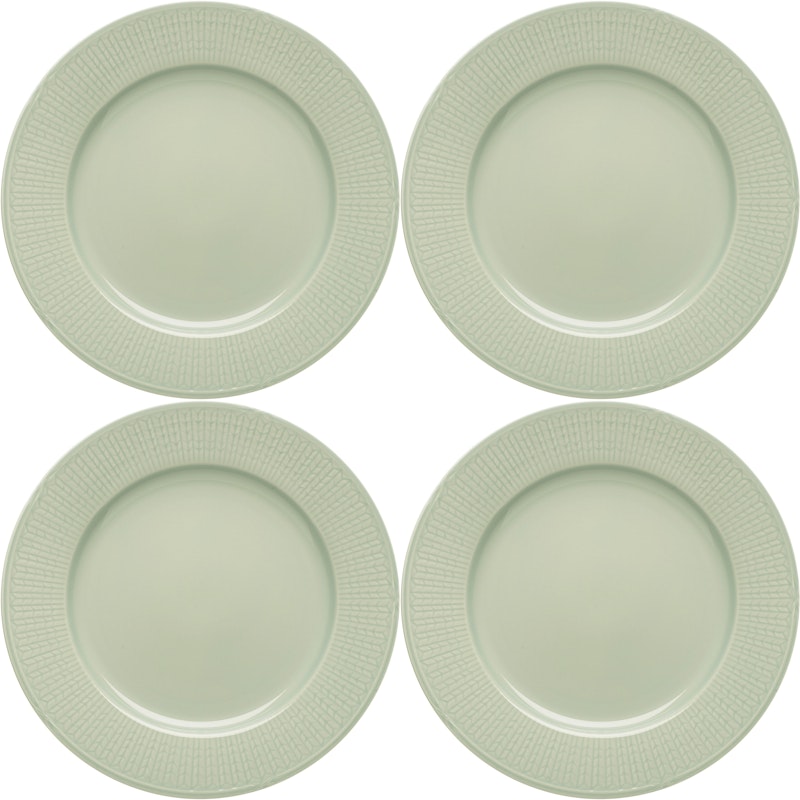 Swedish Grace Teller 27 cm 4-er Set, Meadow