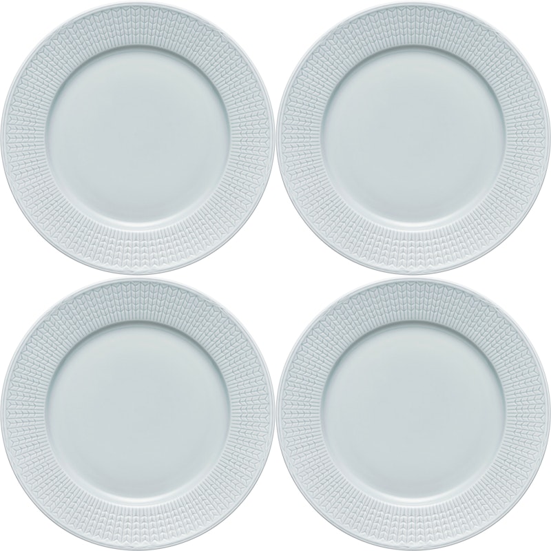 Swedish Grace Plates 27 cm 4-pack, Ice