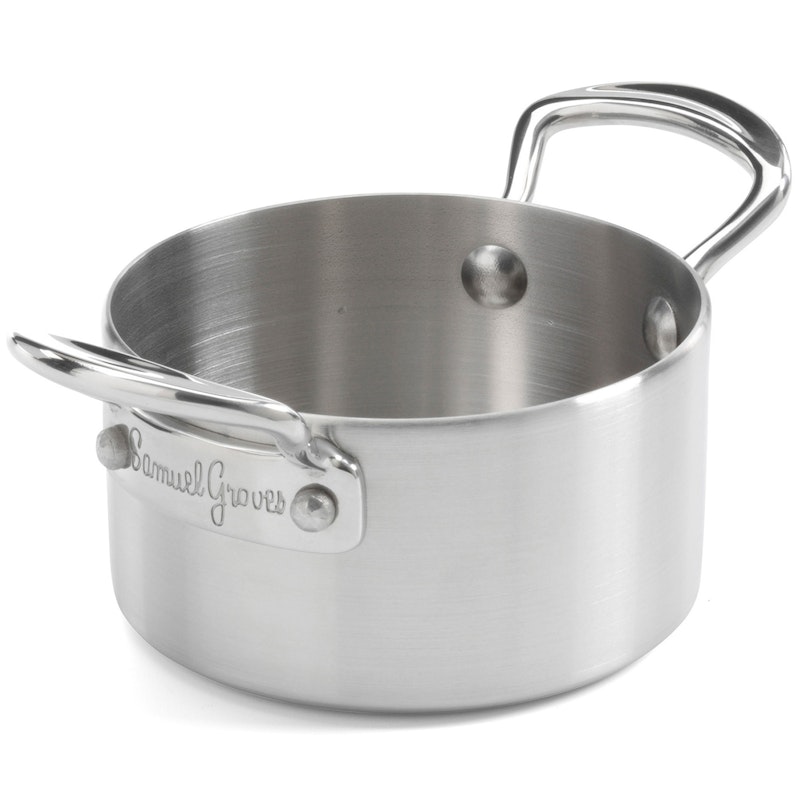 Topf Mini Edelstahl, Ø9 cm