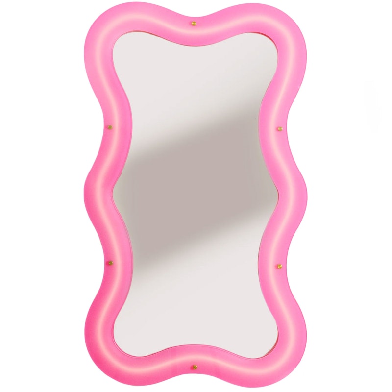 Supercurve Tiny Tall Spiegel, Rosa