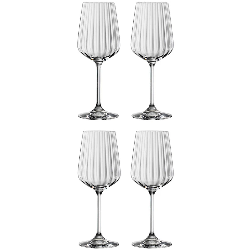 Lifestyle White Wine Glass 44 cl, 4 Pcs