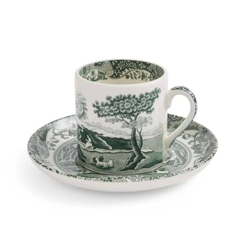 Heritage Green Italian Espressotasse 9 cl, Grün
