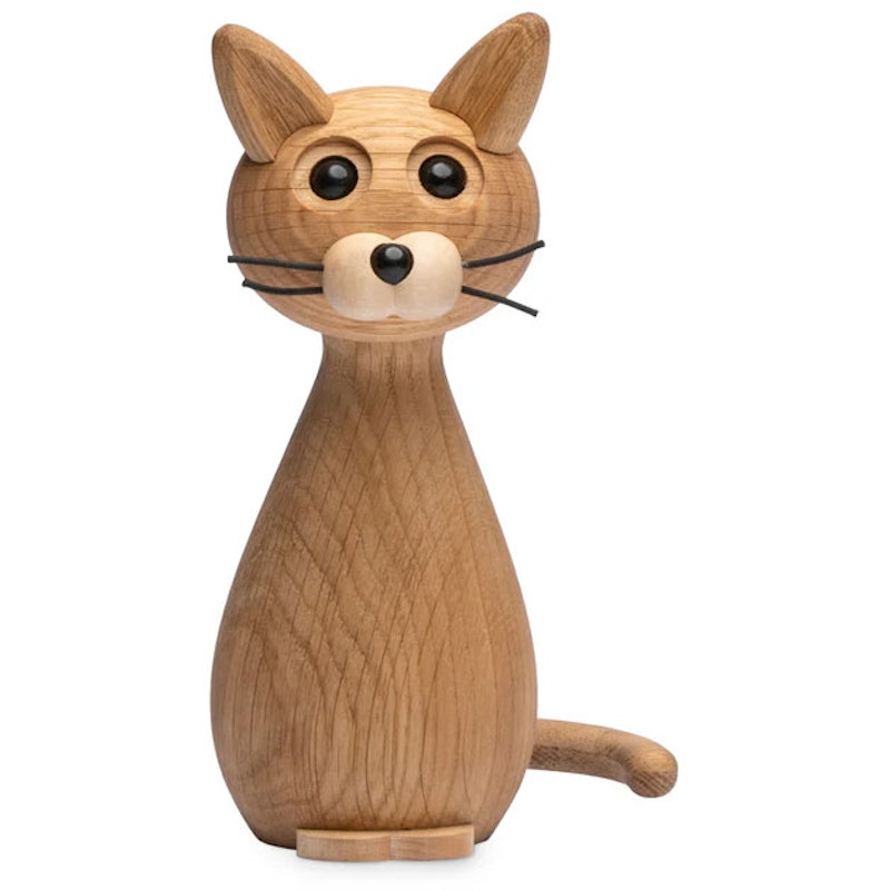 Brave Cat Holzfigur