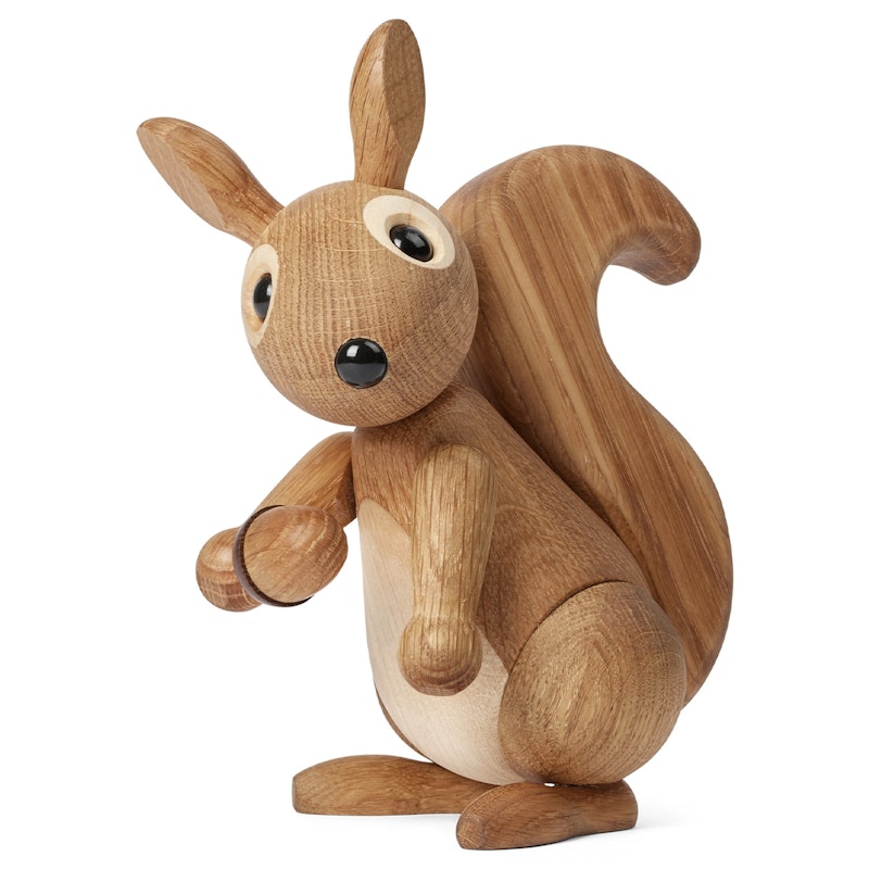 Honey Squirrel Holzfigur 19 cm