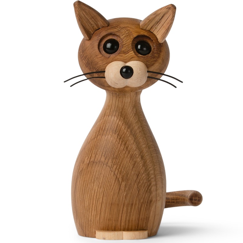 Lucky The Cat Holzfigur 15,9 cm