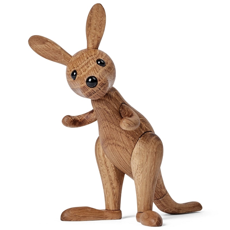 Roo kangaroo Holzfigur 11,5 cm