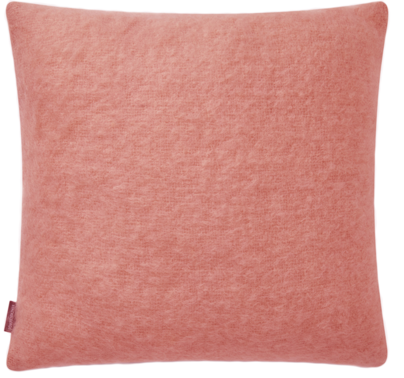 Mohair Kissenbezug 50x50 cm, Antique Rose