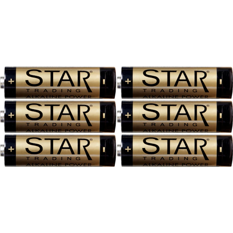 AA Alkaline Power Batterien, 6-er Set