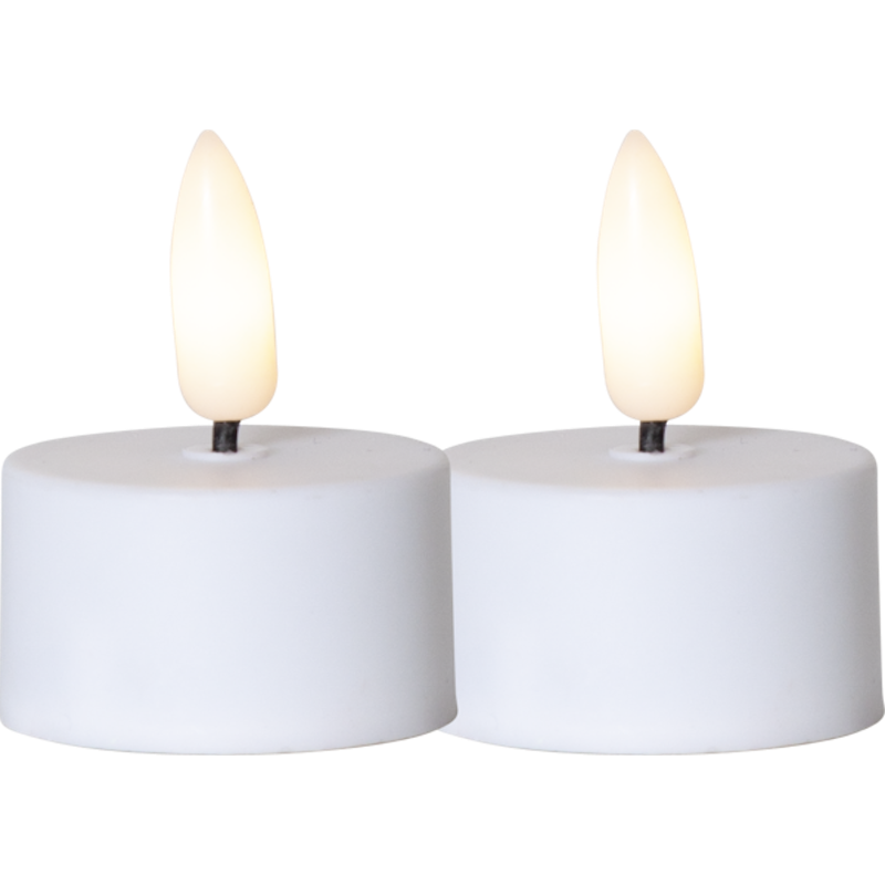 Flamme Teelicht LED, 2-er Set