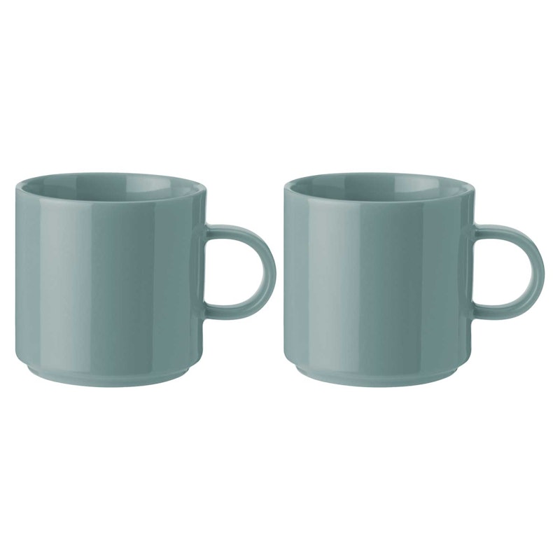 Stelton Tassen 2-er Set, Dusty Green