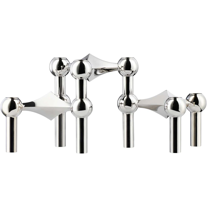 Nagel Kerzenhalter 3-er Set, Chrom