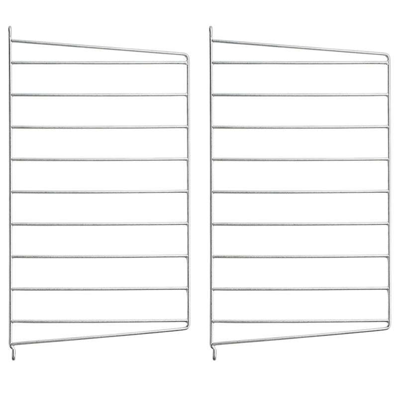 String Paneele 30x50 cm 2-er Set, Galvanized