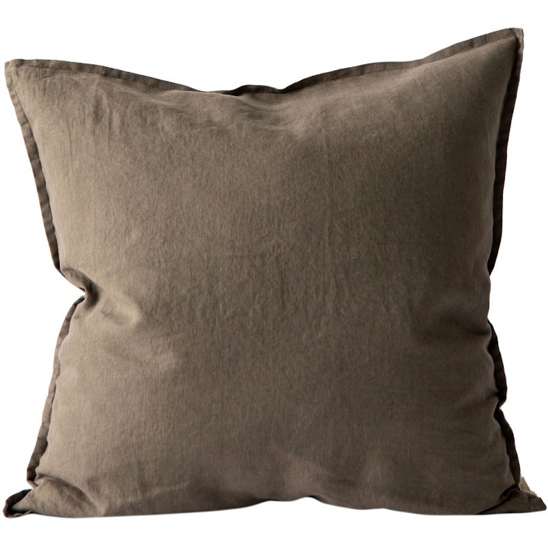 Linen Kissenbezug 50x50 cm, Taupe