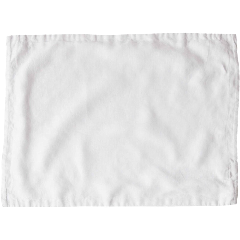 Linen Tischset 35x50 cm, Bleached White