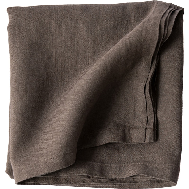 Linen Tischdecke 145x145 cm, Taupe