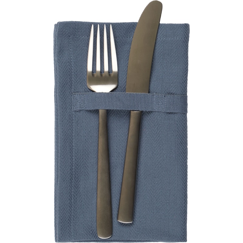 Dinner Servietten 4-er Set, Grey Blue