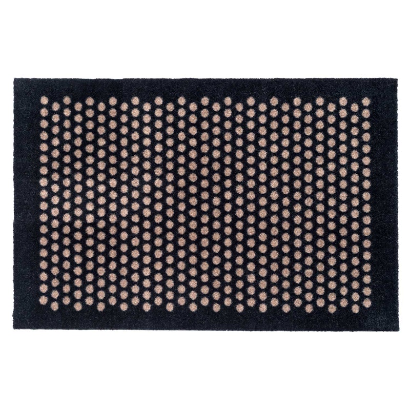 Dot Türmatte, Schwarz / Beige, 90x60 cm