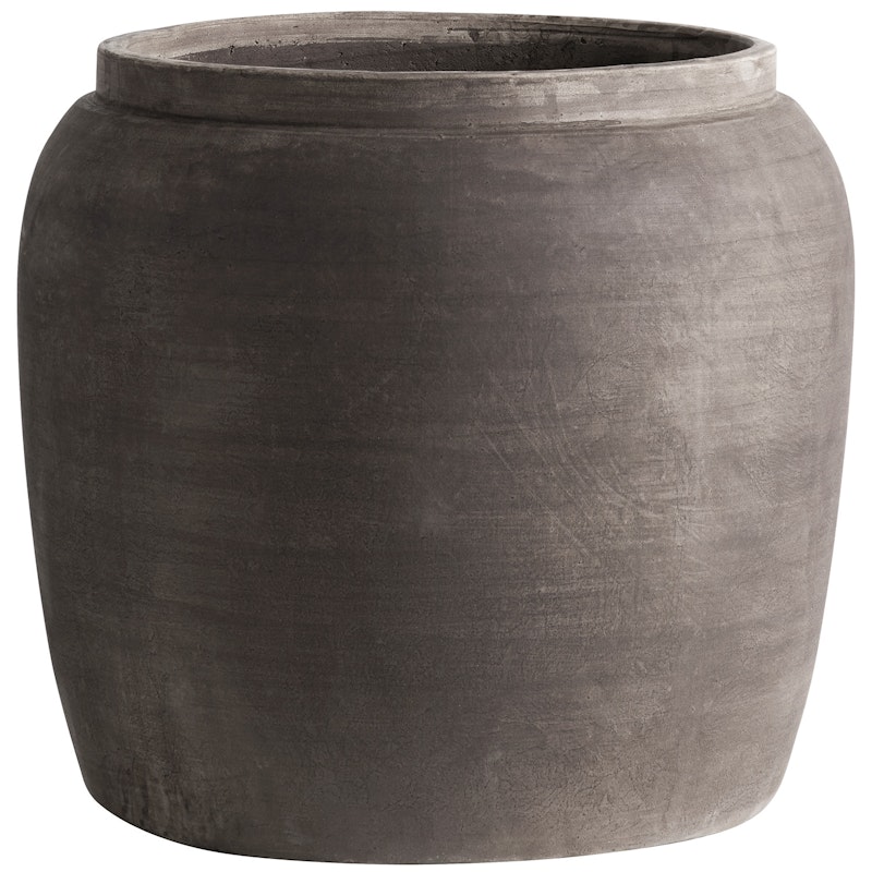 Jar Topf 46 cm, Rauchfarben