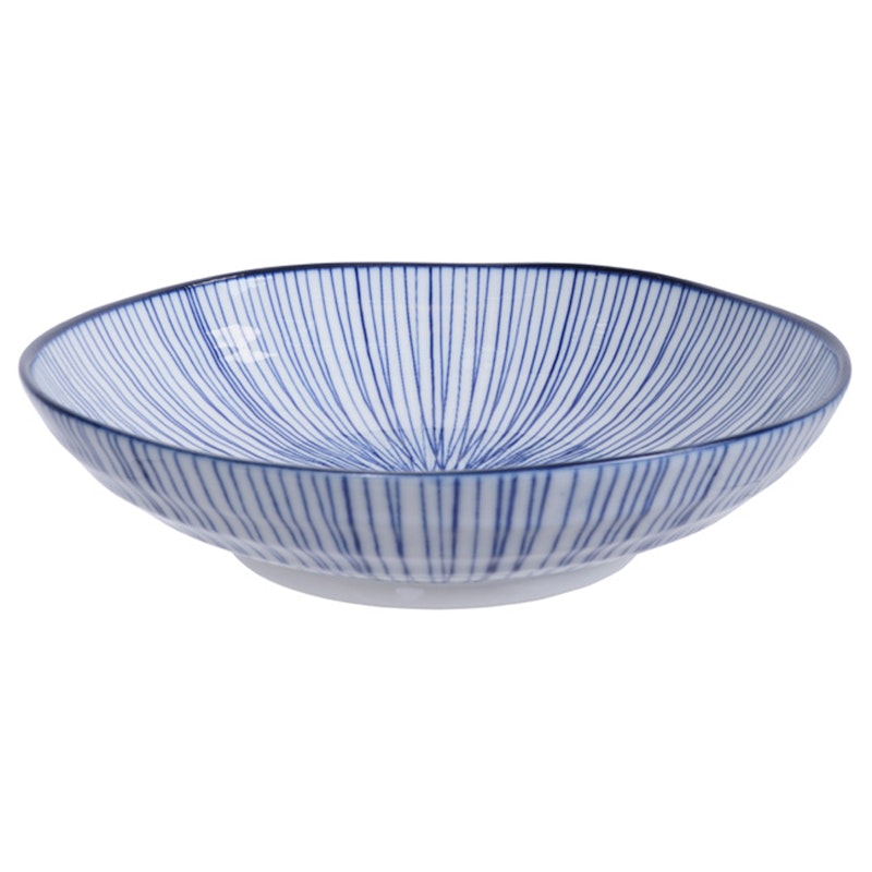 Nippon Blue Pastateller 21 cm, Lines