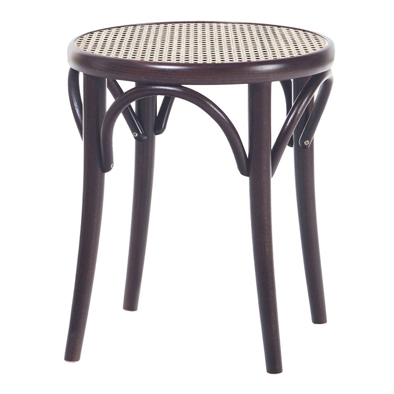 No. 60 Hocker, Rattan-Sitzfläche/ Coffee