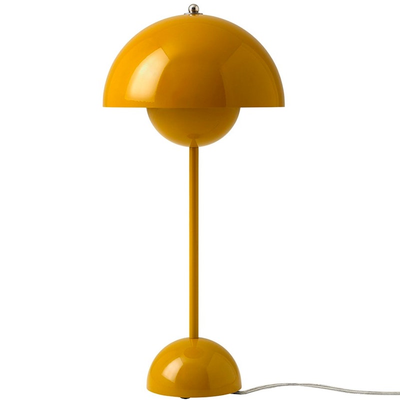 Flowerpot VP3 Tischlampe, Mustard