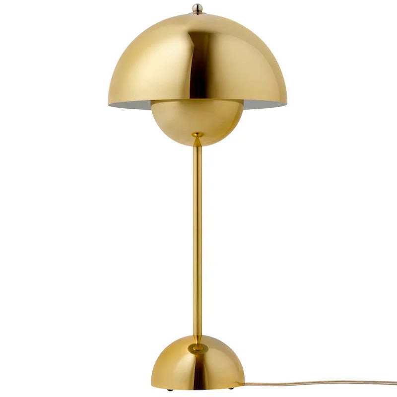 Flowerpot VP3 Tischlampe, Brass-Plated