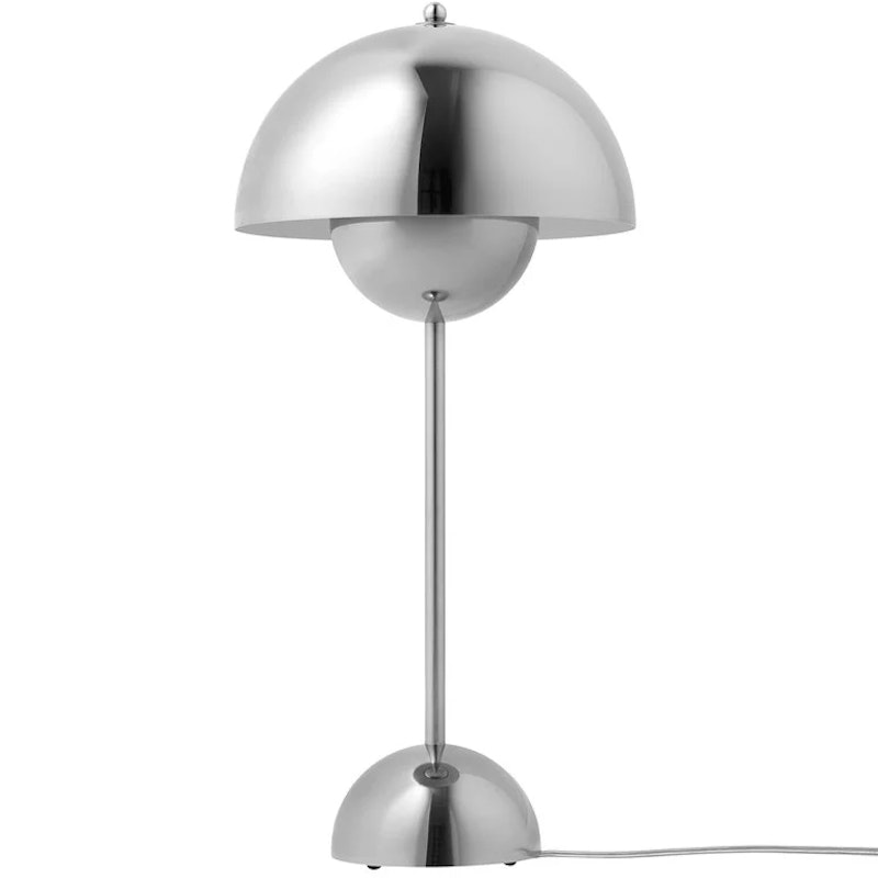 Flowerpot VP3 Tischlampe, Chrome-Plated