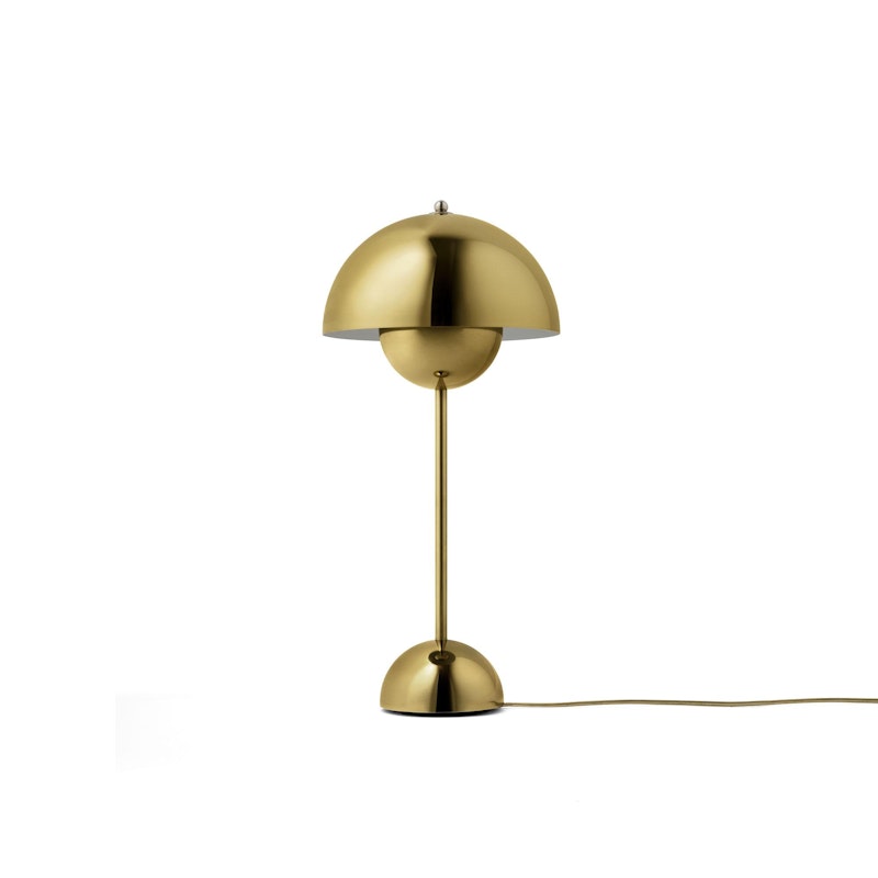 Flowerpot VP3 Tischlampe, Brass-Plated