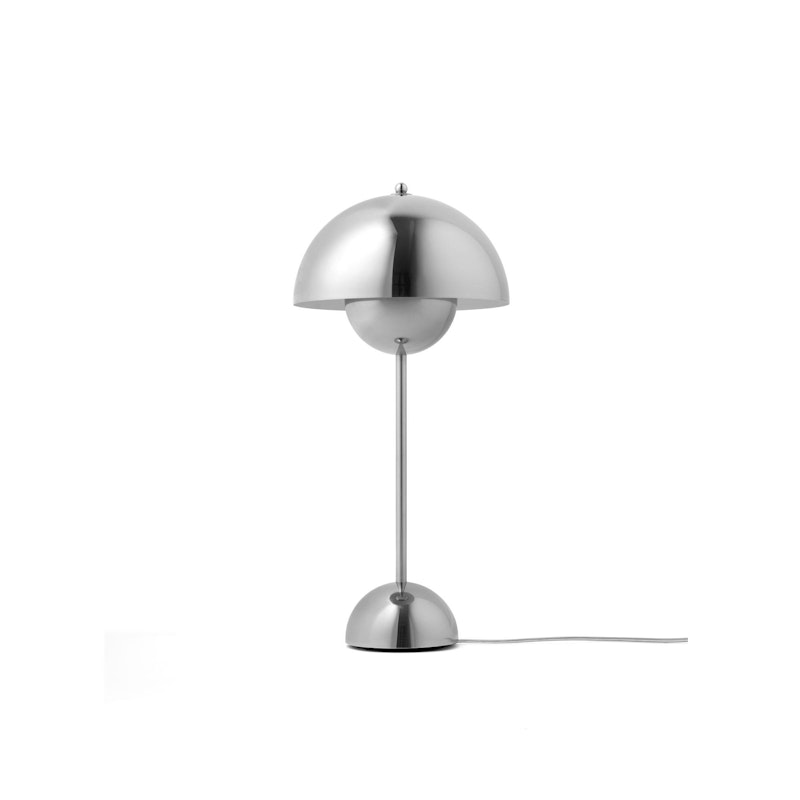 Flowerpot VP3 Tischlampe, Chrome-Plated