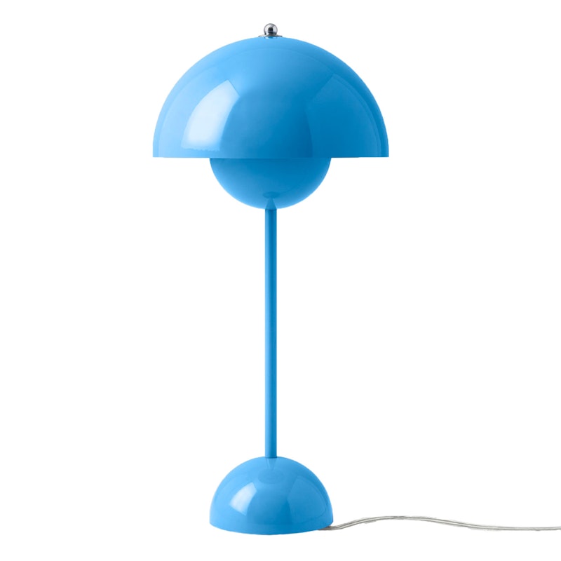 Flowerpot VP3 Tischlampe, Swim Blue