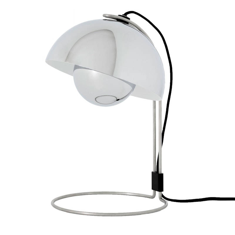 Flowerpot VP4 Tischlampe, Chrome-Plated
