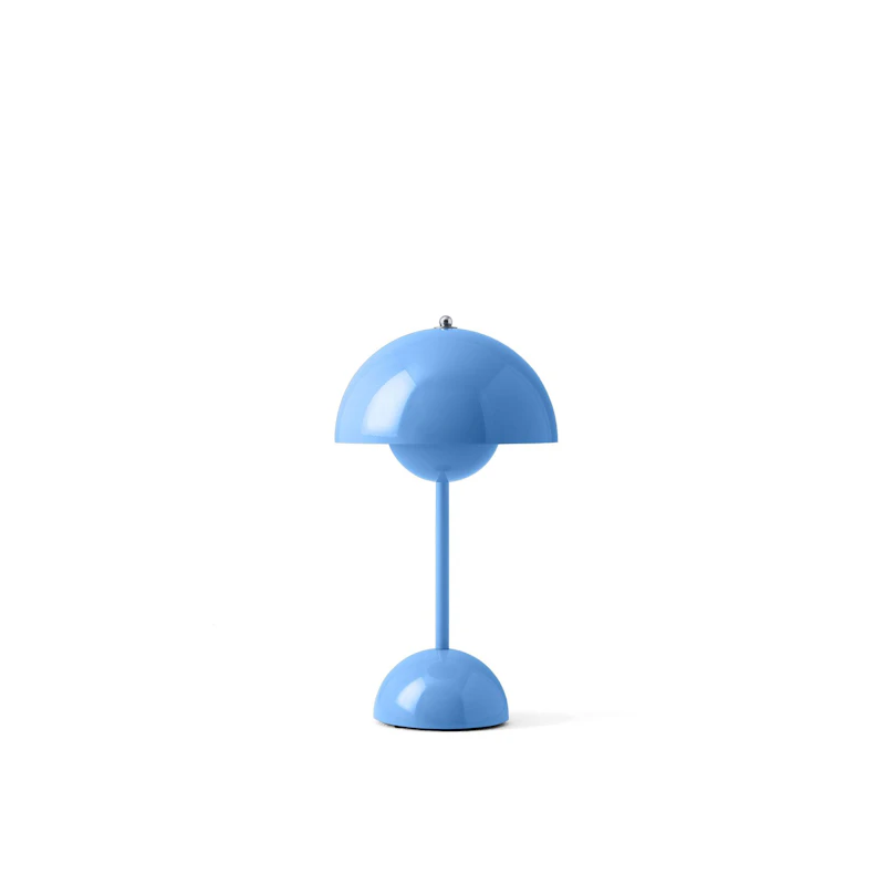 Flowerpot VP9 Tischlampe Tragbar, Swim Blue