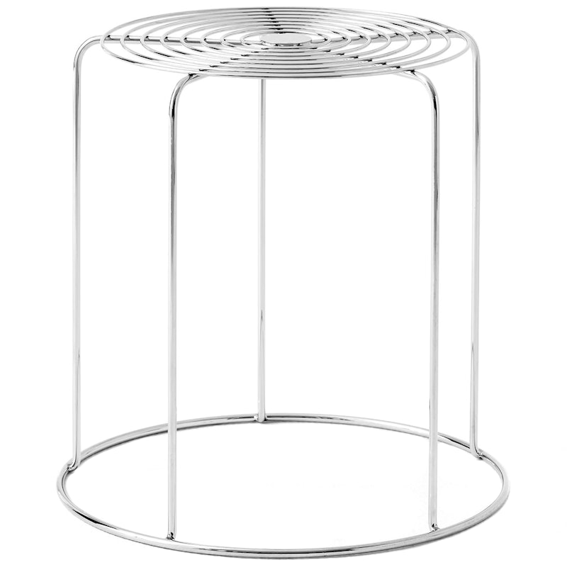 Wire Stool, Edelstahl