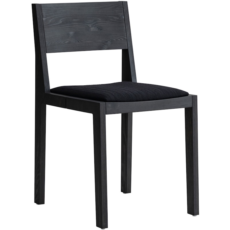 016 Maasto Esszimmerstuhl Gepolstert Sitz, Schwarz