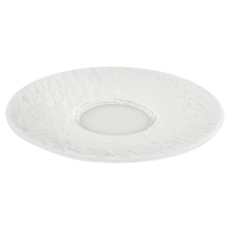 Manufacture Rock Kaffee-Untertasse, Weiß 15,5 cm