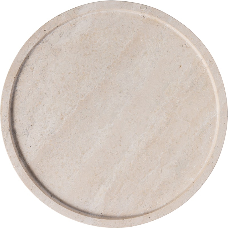 Manufacture Travertine Platte 24,5 cm