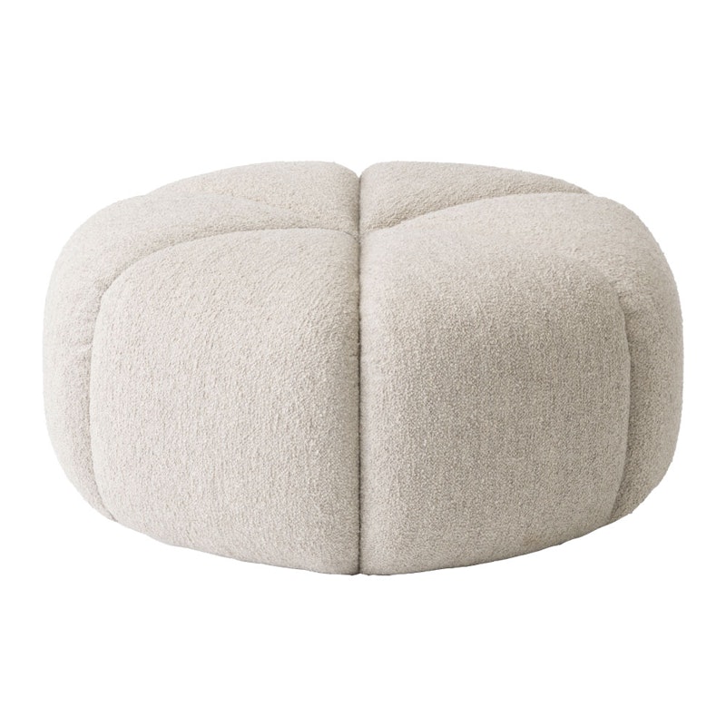 655 Pouf Barnum Ø80 cm, Altweiß