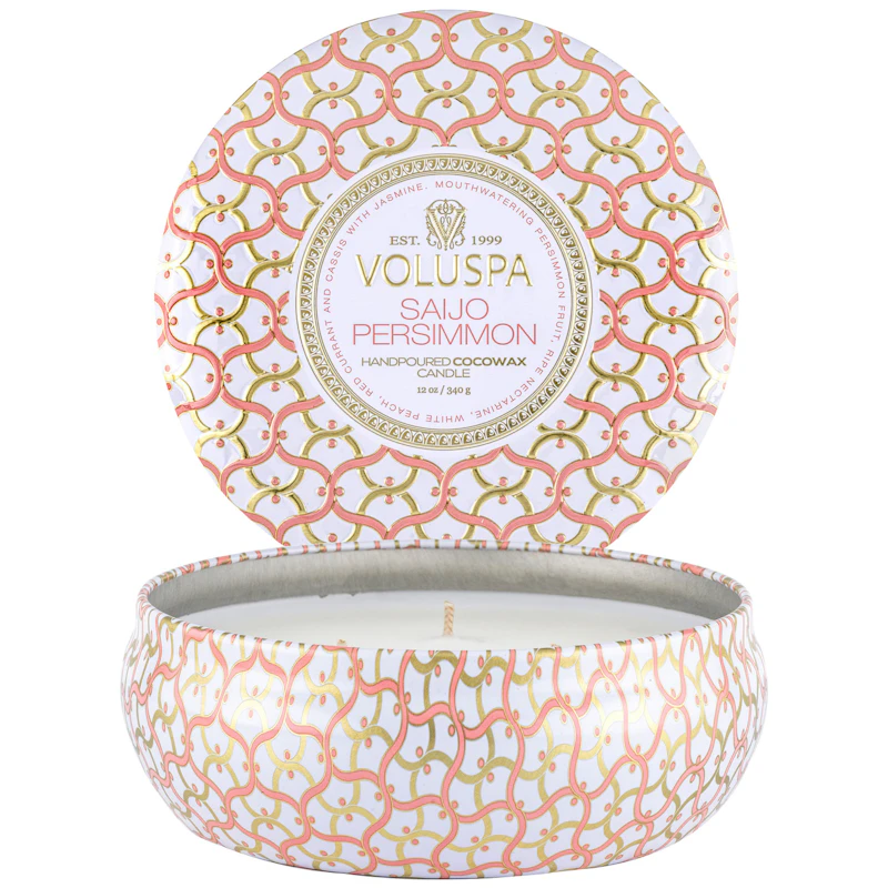 Maison 3-wick Tin Duftkerze, Saijo Persimmon