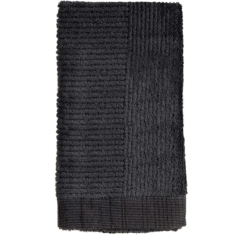 Classic Handtuch 50x100 cm, Schwarz