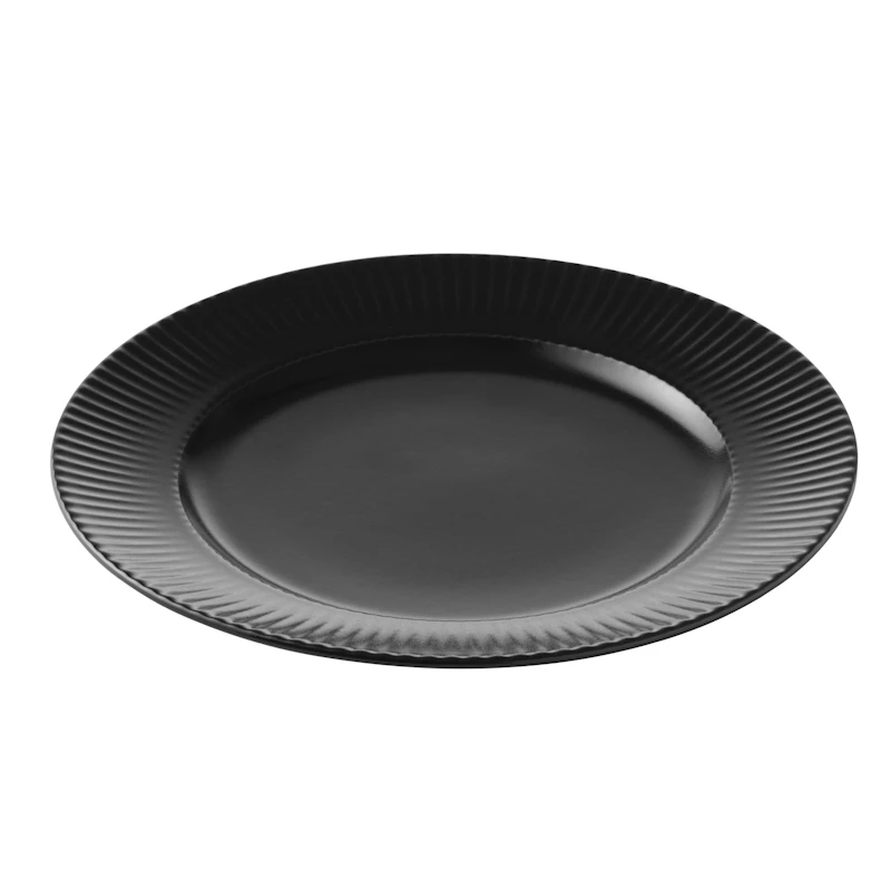 Groovy Ontbijtbord 21 cm, Zwart