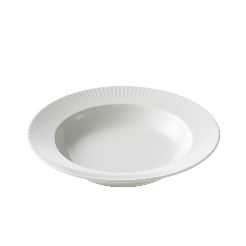 Groovy Diep Bord 23 cm, Wit