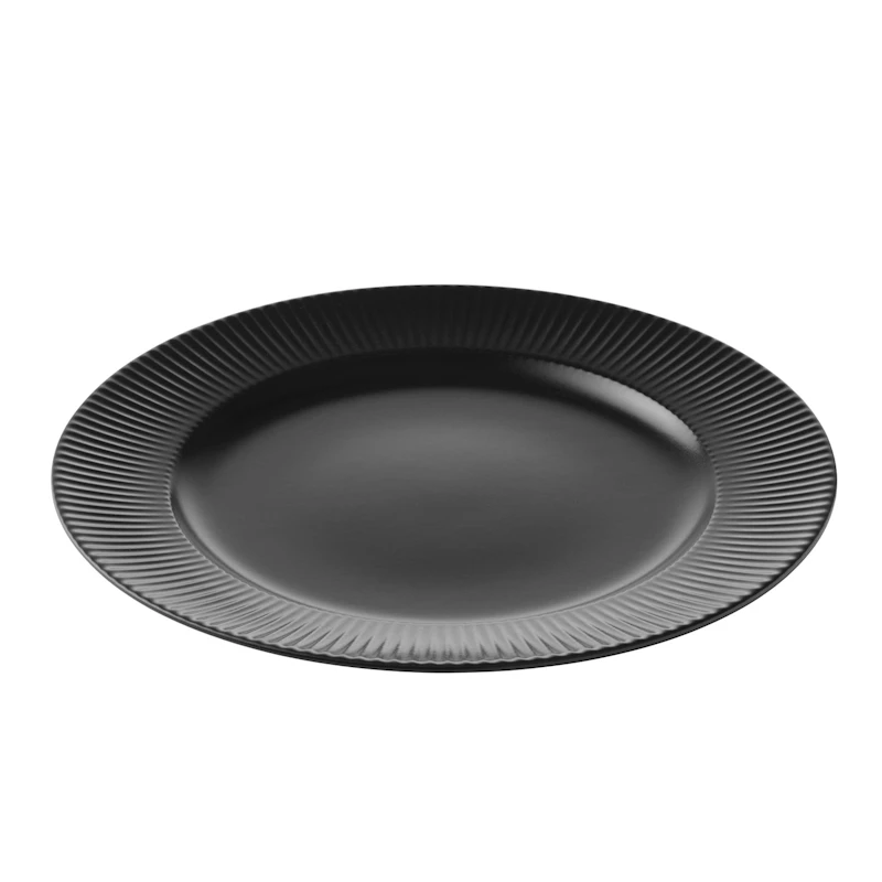 Groovy Dinerbord 27 cm, Zwart