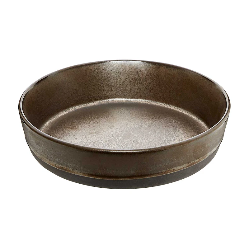 Raw Diep Bord 19,4 cm, Metallic Brown