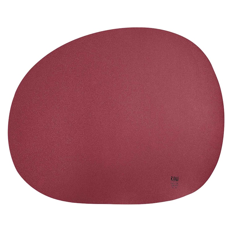 Raw Organic Placemat 33,5x41 cm, Rood