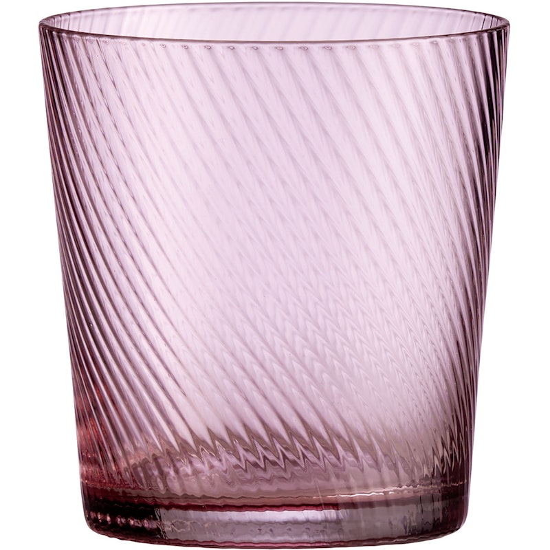 RAW Unique Swirl Drinkglas Laag 30 cl, Roze