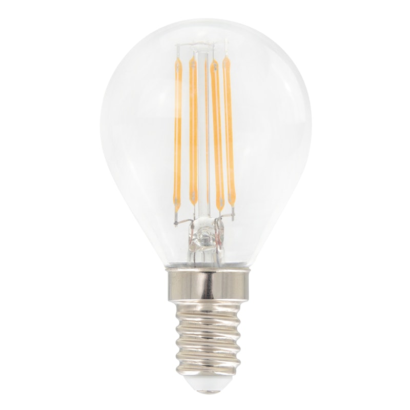 LED Filament P45 4,5W E14 470lm Dimbaar
