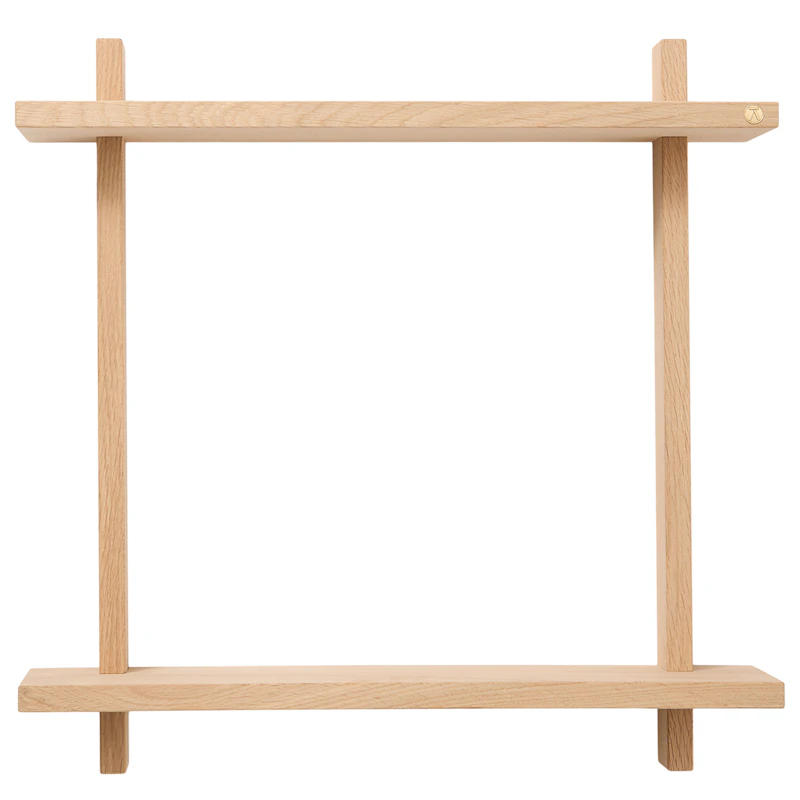 Treat Wandplank Dubbel 50x50 cm, Eiken