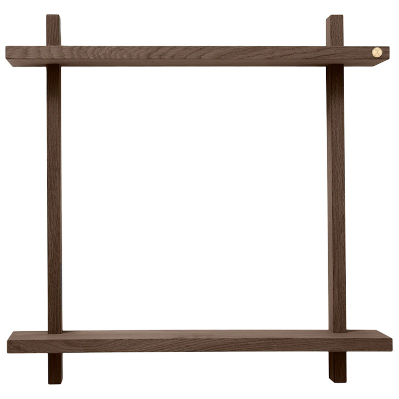 Treat Wandplank Dubbel 50x50 cm, Gerookt Eiken