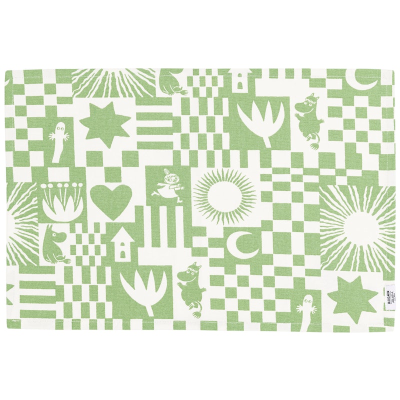 Moomin Placemat Party 31x46 cm, Green